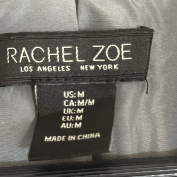 Women’s blazer, Rachel Zoe, pinstriped gray and white, new without tags - Picture 4 of 9